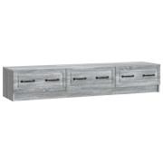 vidaXL TV-skåp Grå sonoma-ek 147 x 34,5 x 27 cm Konstruerat trä