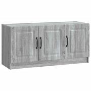 vidaXL TV-skåp Grå sonoma-ek 99 x 34,5 x 47 cm Konstruerat trä