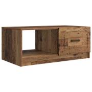 vidaXL Kaffeebord Gammalt trä 90 x 50 x 37 cm Konstruerat trä