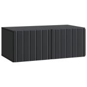 vidaXL Väggmonterad TV-bänk Svart 78,5 x 41 x 30 cm Konstruerat trä