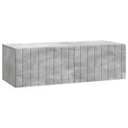vidaXL Väggmonterad TV-bänk Betonggrå 98 x 41 x 30 cm Konstruerat trä