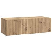 vidaXL Väggmonterad TV-bänk Artisan-ek 98 x 41 x 30 cm Konstruerat trä