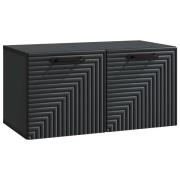 vidaXL Väggmonterad TV-bänk Svart 59,5 x 31 x 30 cm Konstruerat trä