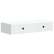 vidaXL Väggmonterad sidobord Vit 87,5 x 34,5 x 17 cm Konstruerat trä
