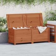 vidaXL Dynbox för trädgården brun 150x50x56 cm massivt granträ