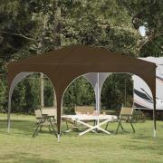 vidaXL Pop-up Partytält 290 x 290 x 245 cm Taupe