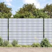 vidaXL Stängsel Integritetstejp Ljusgrå