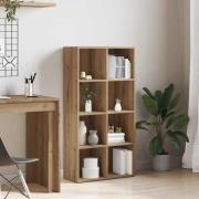 vidaXL Bokhylla artisan ek 66x30x130 cm konstruerat trä