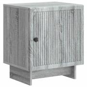 vidaXL Nattduksbord Grå sonoma-ek 43 x 34,5 x 50 cm Konstruerat trä