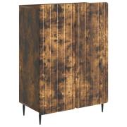 vidaXL Sideboard Rökt ek 66 x 34,5 x 92 cm Konstruerat trä