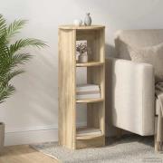 vidaXL Sidokabinett Sonoma-ek 40 x 40 x 100 cm Konstruerat trä