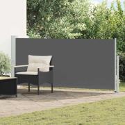 vidaXL Utfällbar sidomarkis Antracit 300 x 120 cm Polyester