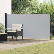 vidaXL Utfällbar sidomarkis Grå 300 x 160 cm Polyester
