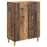 vidaXL Sideboard Gammalt trä 66 x 34,5 x 90 cm Konstruerat trä