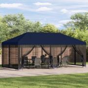 vidaXL Gazebo taköverdrag 6 x 3 m Blå Polyester 190