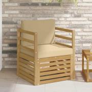 vidaXL Utomhussoffa Polyester Vit