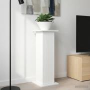 vidaXL Växtställ Vit högglans 30,5 x 30 x 80,5 cm Konstruerat trä