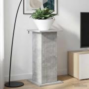 vidaXL Växtställ Betonggrå 30,5 x 30 x 60,5 cm Konstruerat trä