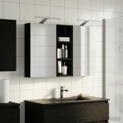 vidaXL Badrumsskåpsset 3 pcs 80 x 10,5 x 50 cm Konstruerat trä