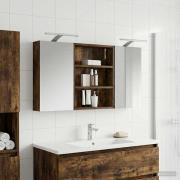 vidaXL Badrumsskåpsset 3 pcs 100 x 10,5 x 50 cm Konstruerat trä