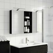 vidaXL Badrumsskåpsset 3 pcs 110 x 10,5 x 60,5 cm Konstruerat trä