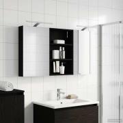 vidaXL Badrumsskåpsset 3 pcs 120 x 10,5 x 60,5 cm Konstruerat trä