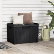 vidaXL Dynbox antracit 125 L PP