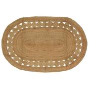 vidaXL Matta Brun 152 x 245 cm Jute