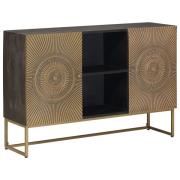 vidaXL Sideboard Mässing 105 x 30 x 70 cm