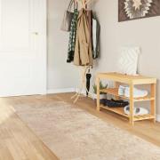 vidaXL Mattlöpare MARSA Beige 100 x 450 cm Polyester och PVC