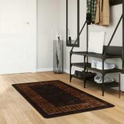 vidaXL Mattlöpare MARSA Svart 80 x 200 cm Polyester och PVC