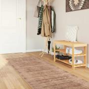 vidaXL Mattlöpare MARSA Vit 80 x 400 cm Polyester och PVC