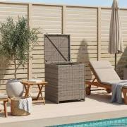 vidaXL Kuddbox 55 x 55 x 69 cm stål