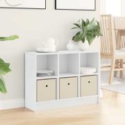 vidaXL Sideboard med låda Vit 73,5 x 22,5 x 53,5 cm