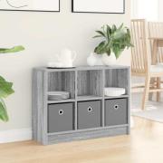 vidaXL Sideboard med låda Grå Sonoma 73,5 x 22,5 x 53,5 cm