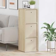 vidaXL Sideboard med låda Sonoma-ek 35 x 32 x 99,5 cm