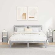 vidaXL Sängbord 2 pcs Grå Sonoma 25,5 x 22 x 49,5 cm Konstruerat trä