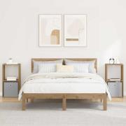 vidaXL Sängbord 2 pcs Artisan Ek 35 x 32 x 68,5 cm Konstruerat trä