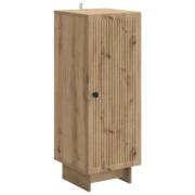 vidaXL Skåp Artisan Ek 33 x 34,5 x 90 cm Konstruerat trä