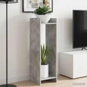 vidaXL Växtställ med hylla BetongGrå 30 x 30 x 100 cm Konstruerat trä