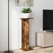 vidaXL Växtställ 2 pcs Rökt Ek 25 x 25,5 x 80,5 cm Konstruerat trä