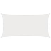vidaXL Solsätt segel Vit 2 x 6 m HDPE