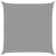 vidaXL Solsätt segel Antracit och vitt 7 x 7 m HDPE