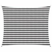 vidaXL Solsätt segel Antracit och vitt 2,5 x 3 m HDPE