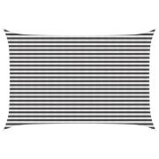 vidaXL Solsätt segel Antracit och vitt 3 x 4,5 m HDPE