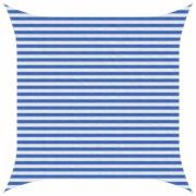 vidaXL Solsätt segel Blå och Vit 3 x 3 m HDPE