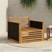 vidaXL Utomhus Mellansoffa Naturlig