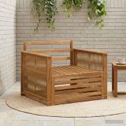 vidaXL Utomhus Mellansoffa Naturlig