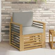 vidaXL Utomhussoffset Polyester Vit