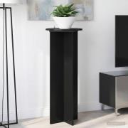 vidaXL Växtställ 2 pcs Svart Ø40 x 100 cm Konstruerat trä